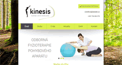 Desktop Screenshot of fyzioterapie-kinesis.cz
